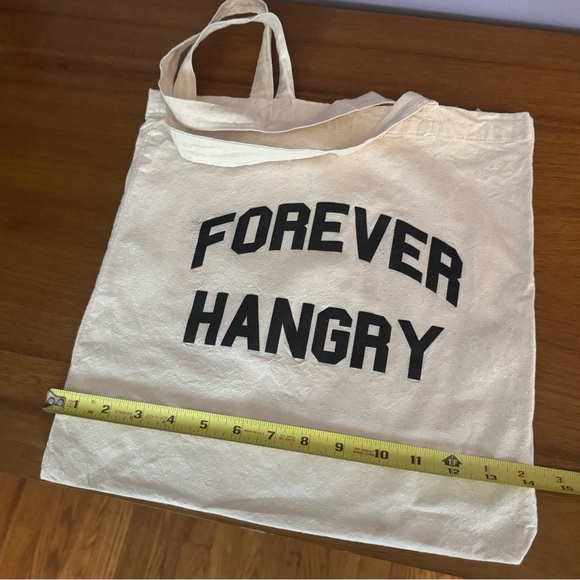 Cream Colored Forever Hangry Tote - Picture 1 of 2